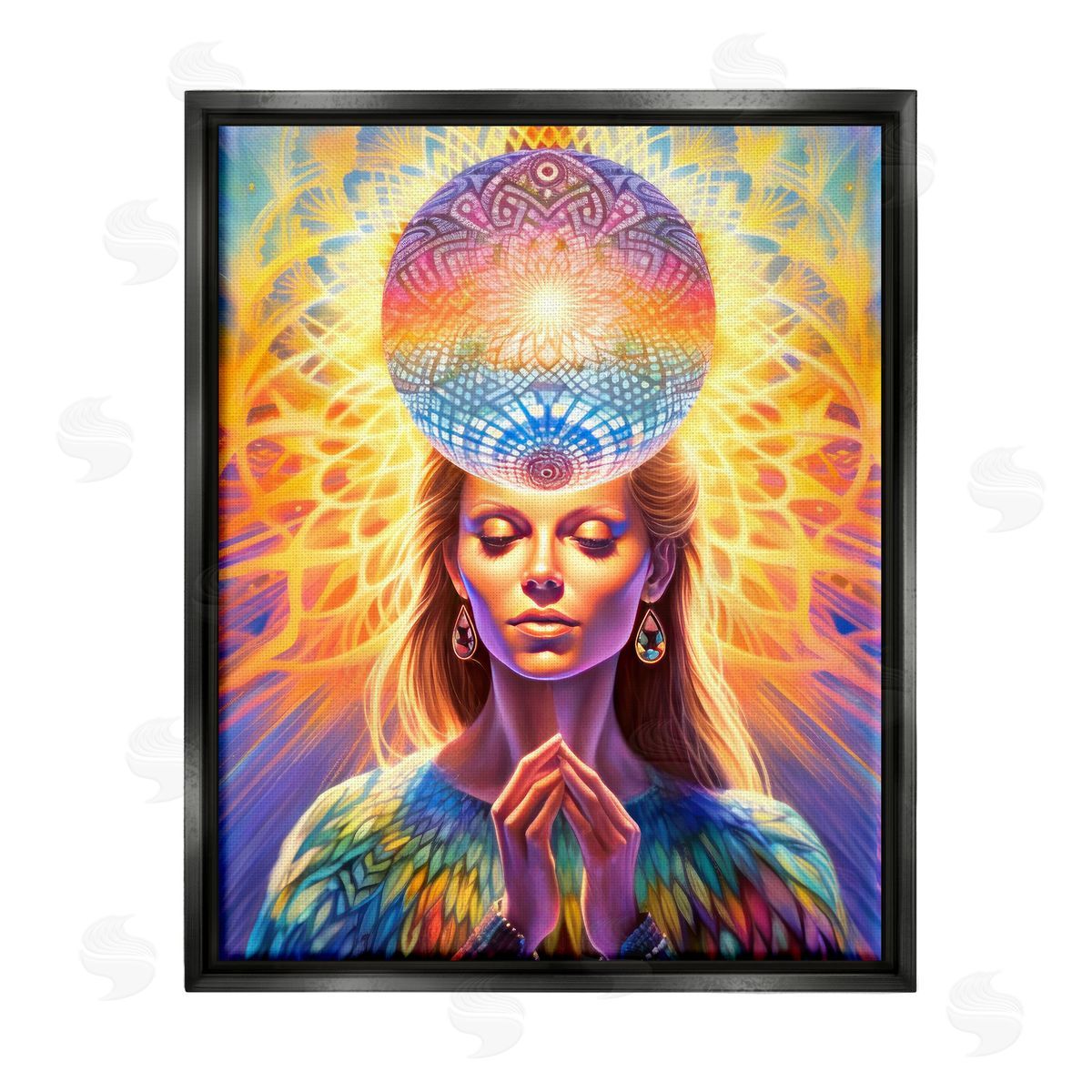 Spirit of the Rainbow | Chakra Woman Fractals