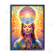 Spirit of the Rainbow | Chakra Woman Fractals