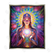 Spirit of the Rainbow | Girl with Abstract Fractals