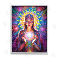 Spirit of the Rainbow | Girl with Abstract Fractals