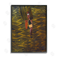 Amelia Noyes | Patterned Girl with Champagne
