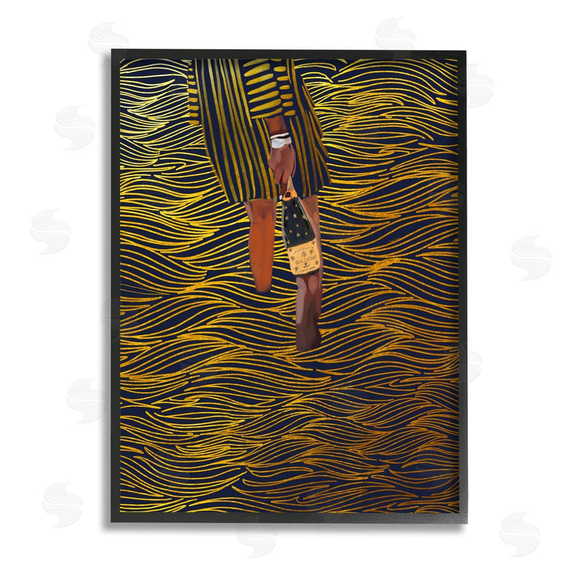 Amelia Noyes | Patterned Girl with Champagne