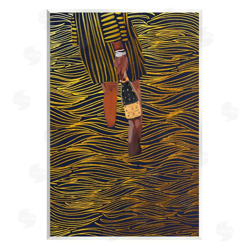 Amelia Noyes | Patterned Girl with Champagne