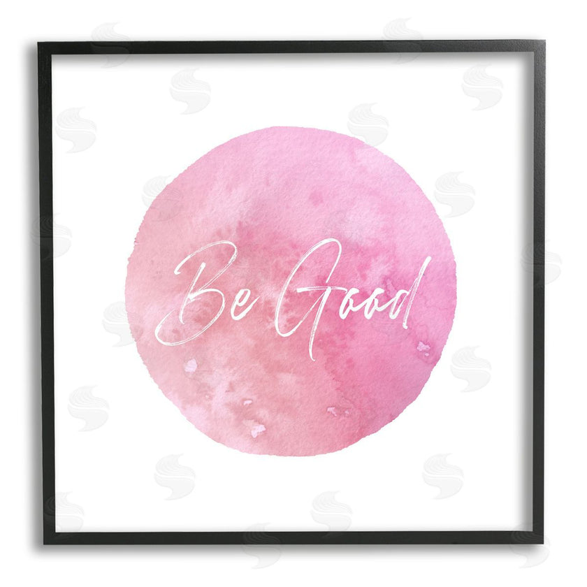 Christine Zalewski | Be Good Pink Circle