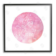 Christine Zalewski | Stay Sweet Pink Circle