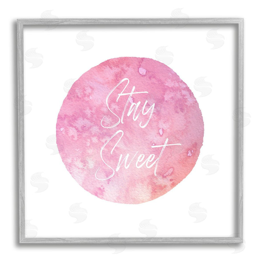 Christine Zalewski | Stay Sweet Pink Circle