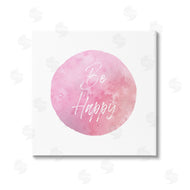 Christine Zalewski | Be Happy Pink Circle