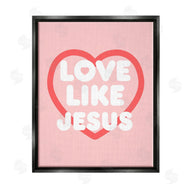 Stupell Studio | Love Like Jesus Heart