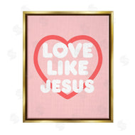 Stupell Studio | Love Like Jesus Heart