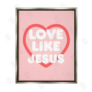 Stupell Studio | Love Like Jesus Heart