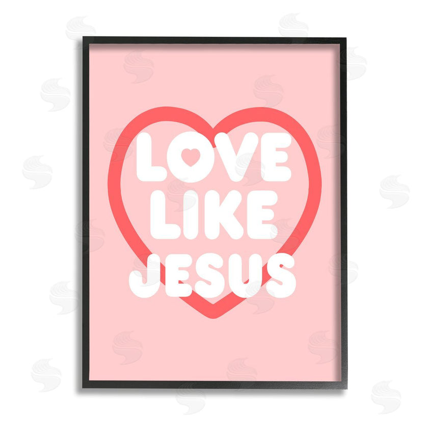 Stupell Studio | Love Like Jesus Heart