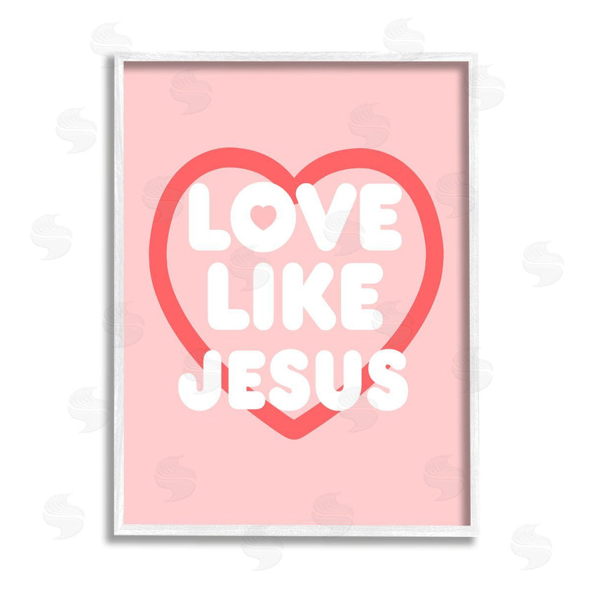 Stupell Studio | Love Like Jesus Heart