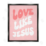 Stupell Studio | Love Like Jesus Retro