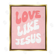 Stupell Studio | Love Like Jesus Retro