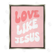 Stupell Studio | Love Like Jesus Retro