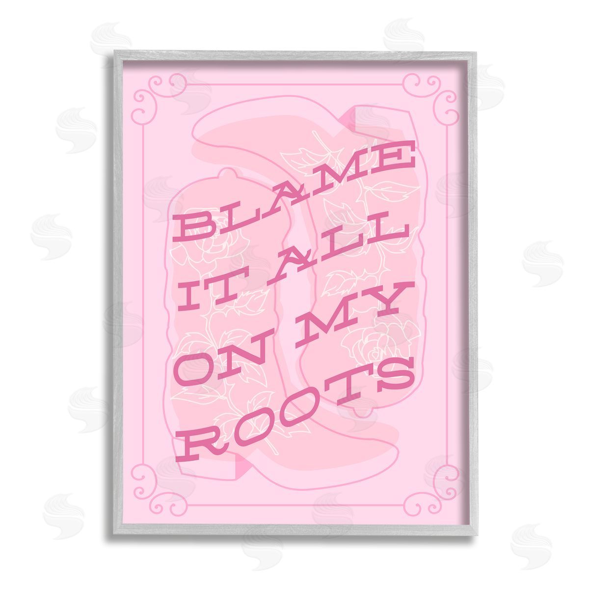 Stupell Studio | Blame on My Roots Phrase
