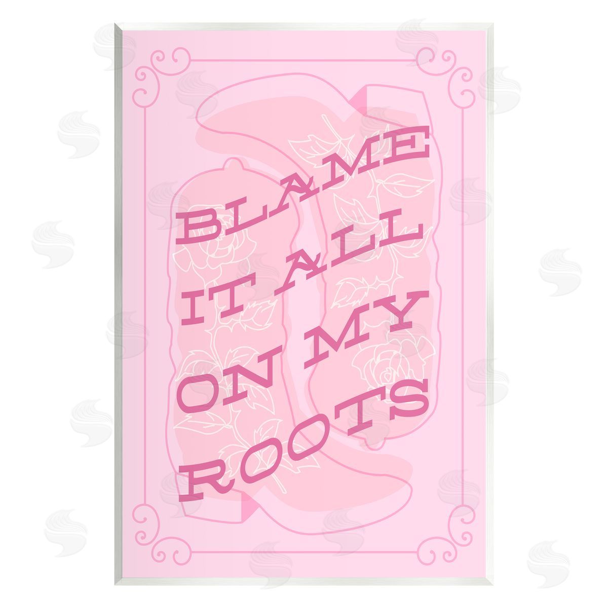 Stupell Studio | Blame on My Roots Phrase