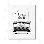 Martina Pavlova | I Can Do It Typewriter