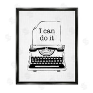 Martina Pavlova | I Can Do It Typewriter