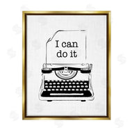 Martina Pavlova | I Can Do It Typewriter