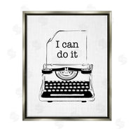 Martina Pavlova | I Can Do It Typewriter