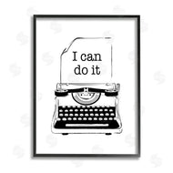 Martina Pavlova | I Can Do It Typewriter