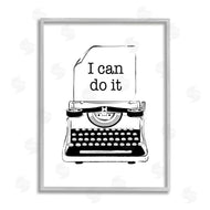 Martina Pavlova | I Can Do It Typewriter