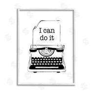 Martina Pavlova | I Can Do It Typewriter