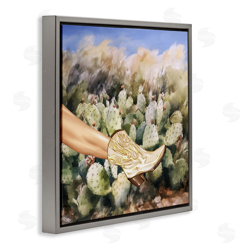 Ziwei Li | Cowgirl Boot & Cactus