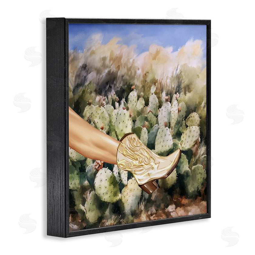 Ziwei Li | Cowgirl Boot & Cactus