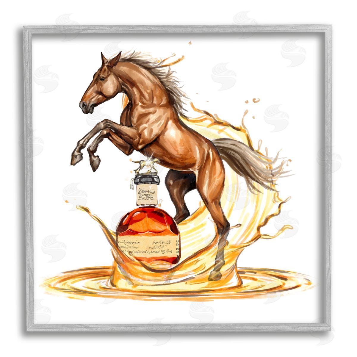 Ziwei Li | Horse & Whiskey Bottle