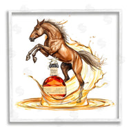 Ziwei Li | Horse & Whiskey Bottle
