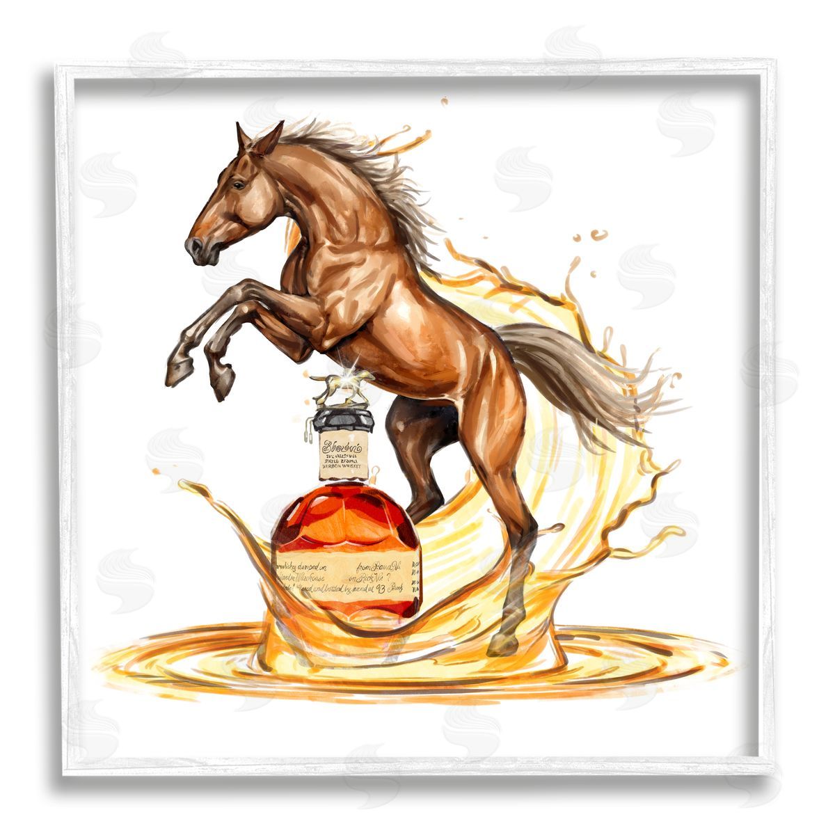 Ziwei Li | Horse & Whiskey Bottle
