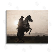 Kim Allen | Cowboy & Rearing Horse