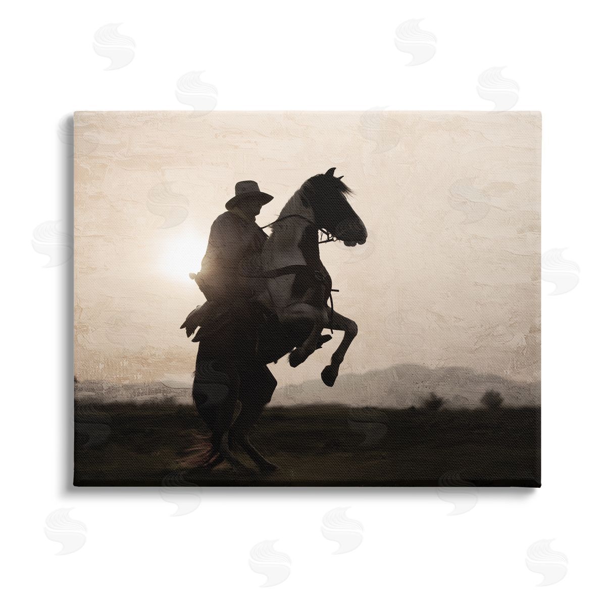 Kim Allen | Cowboy & Rearing Horse