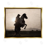 Kim Allen | Cowboy & Rearing Horse