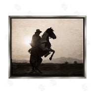 Kim Allen | Cowboy & Rearing Horse
