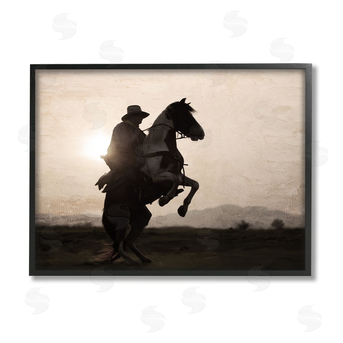 Kim Allen | Cowboy & Rearing Horse