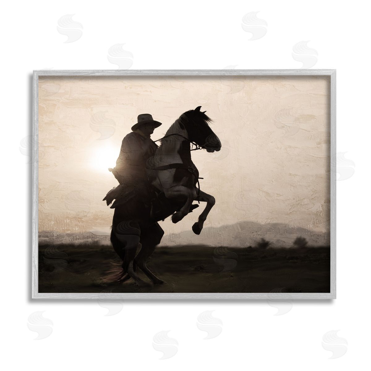 Kim Allen | Cowboy & Rearing Horse