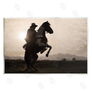 Kim Allen | Cowboy & Rearing Horse