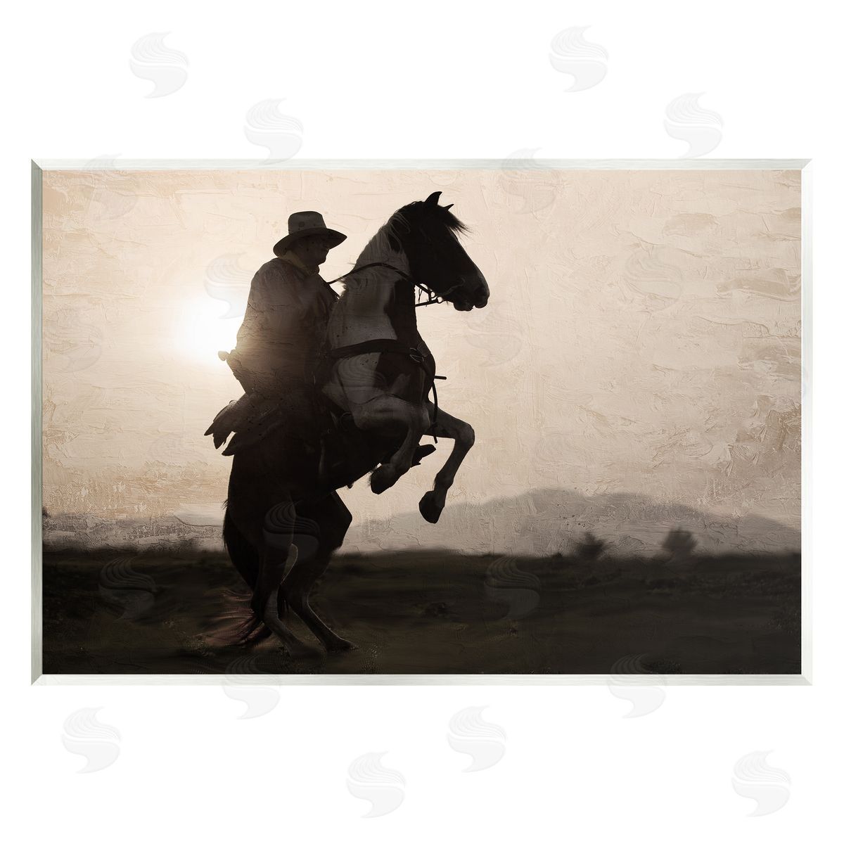 Kim Allen | Cowboy & Rearing Horse