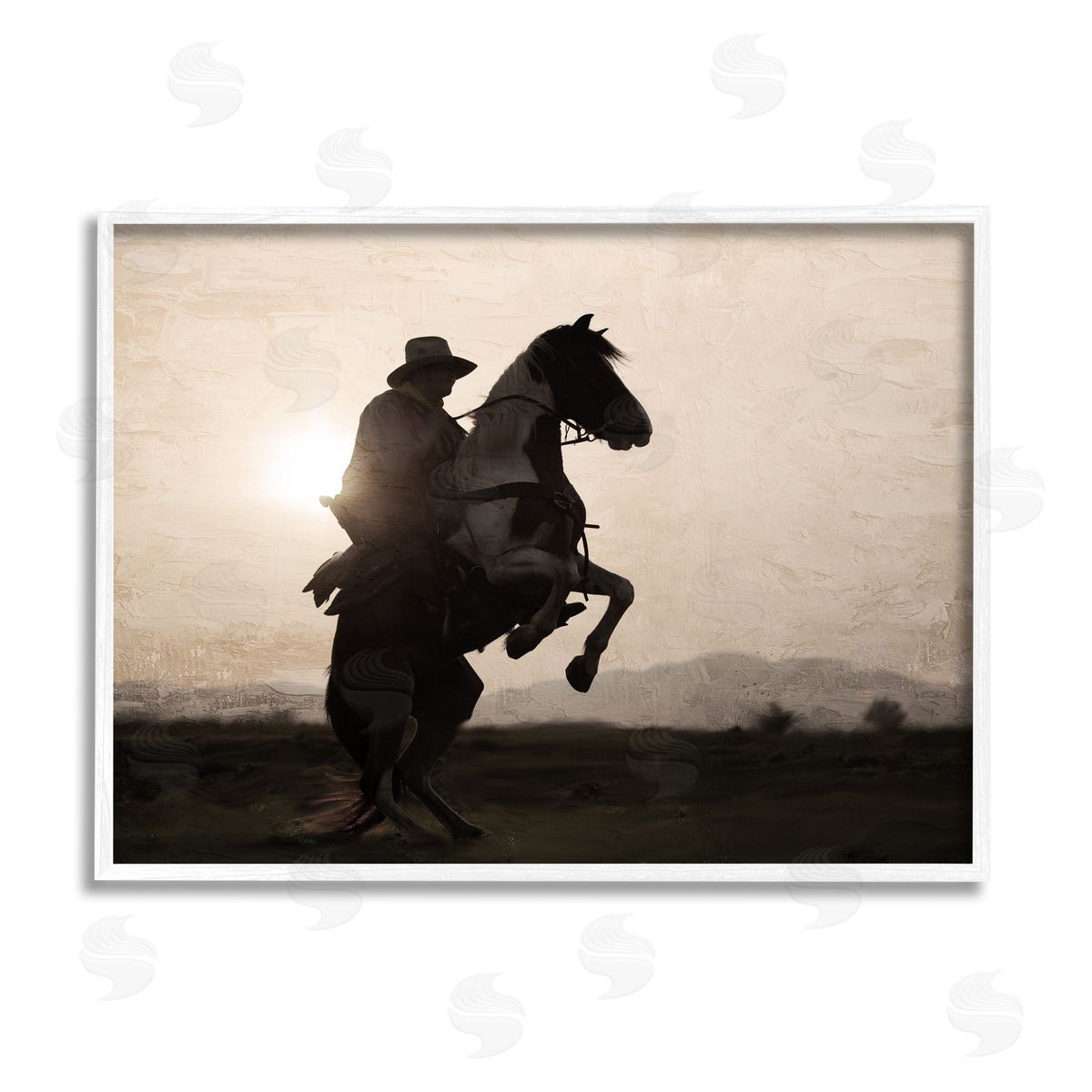 Kim Allen | Cowboy & Rearing Horse