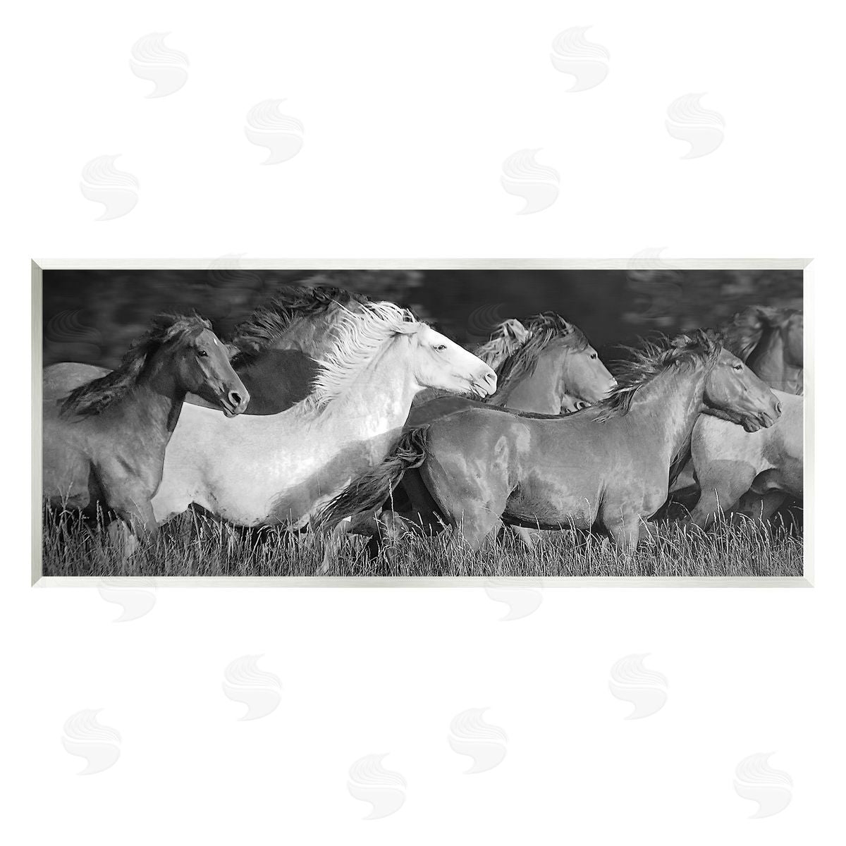 Steve Toole Horse Herd Galloping Wall Plaque Artside_