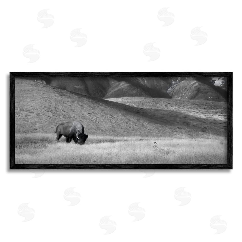 Steve Toole | Bison with Mountain Peaks