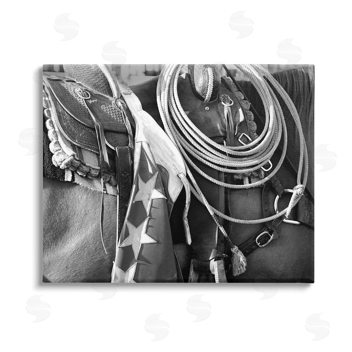 Steve Toole Equestrian Saddle Photography Canvas Wall Art