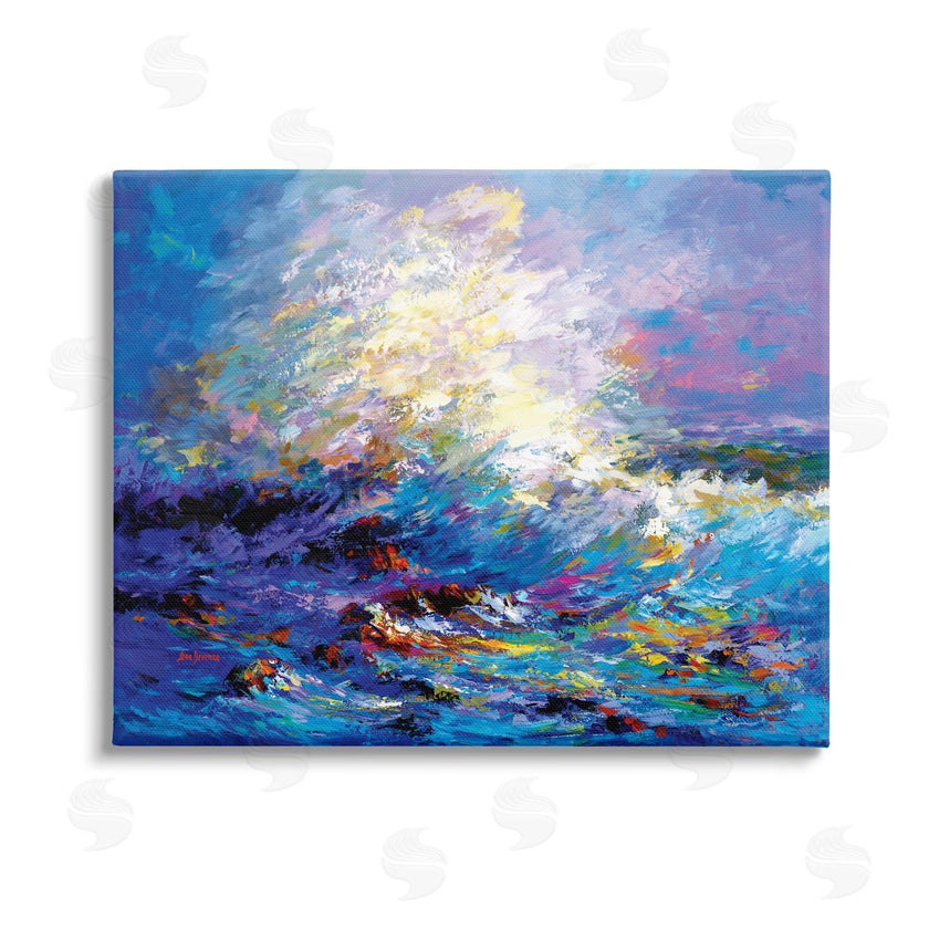 Leon Devenice | Abstract Colorful Ocean Waves