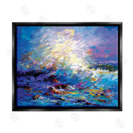 Leon Devenice | Abstract Colorful Ocean Waves