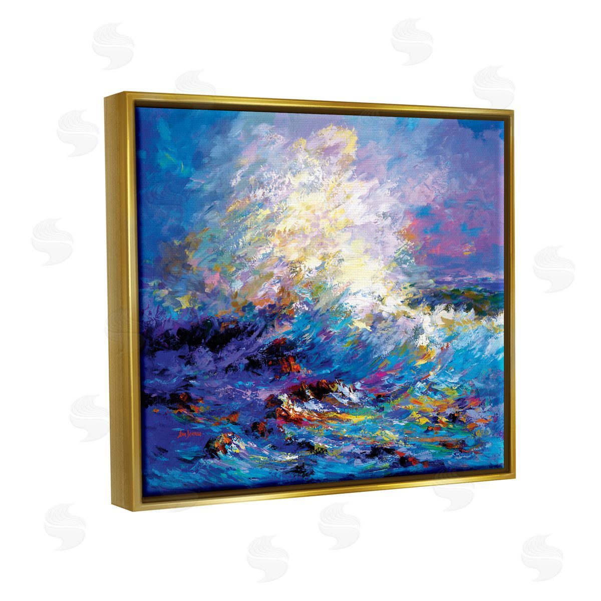 Leon Devenice | Abstract Colorful Ocean Waves