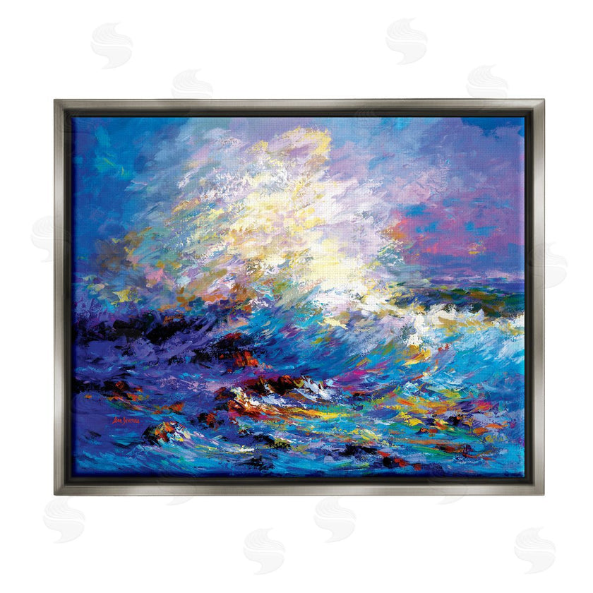 Leon Devenice | Abstract Colorful Ocean Waves