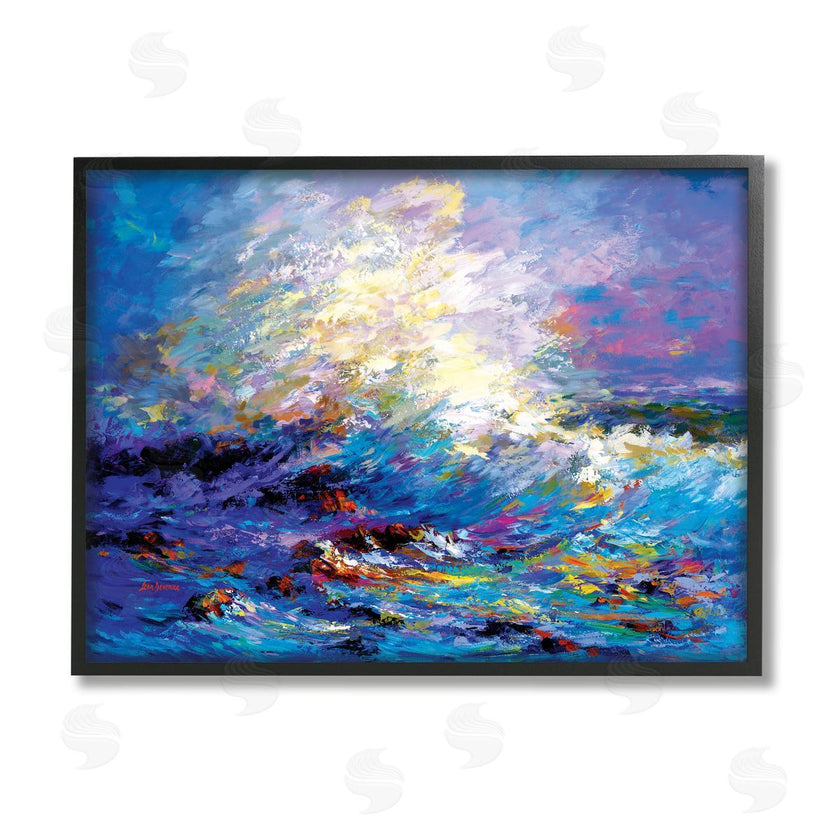 Leon Devenice | Abstract Colorful Ocean Waves